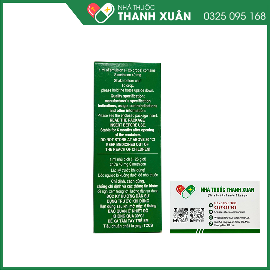 Espumisan L thuốc điều trị đầy hơi, chướng bụng